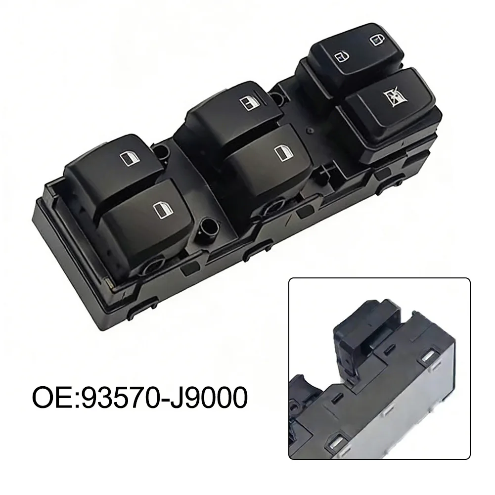 

OEM 93570-J9000 Front Left Switch OEM Compatible 93570-J9000 Power Window Switch Replacement Car Window Replacement