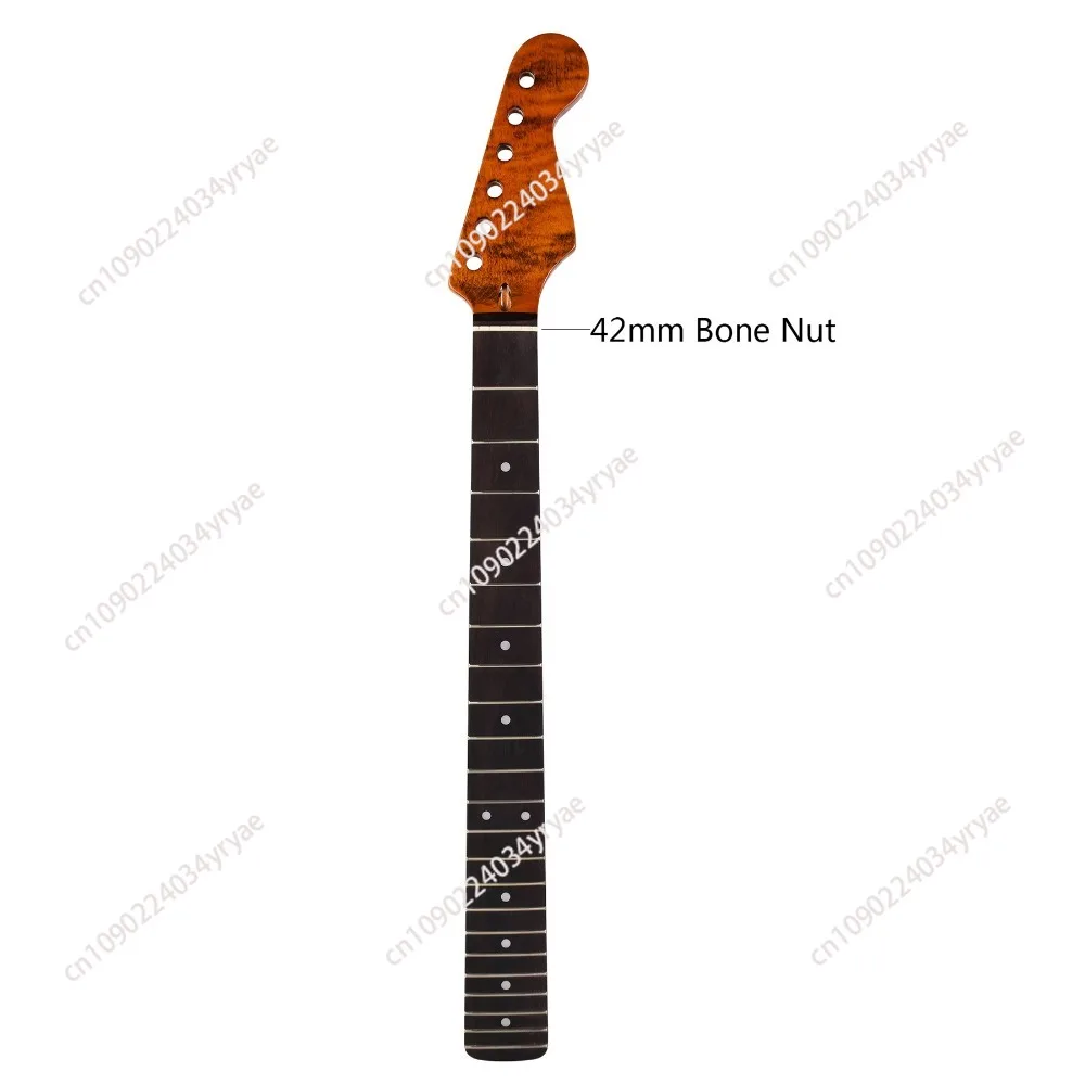 suitable for  ST Paint Bright 22 Pins Rosewood Fingerboard Guitar Handle Neck suitable for ST Strat-Cow Bone Upper Pillow