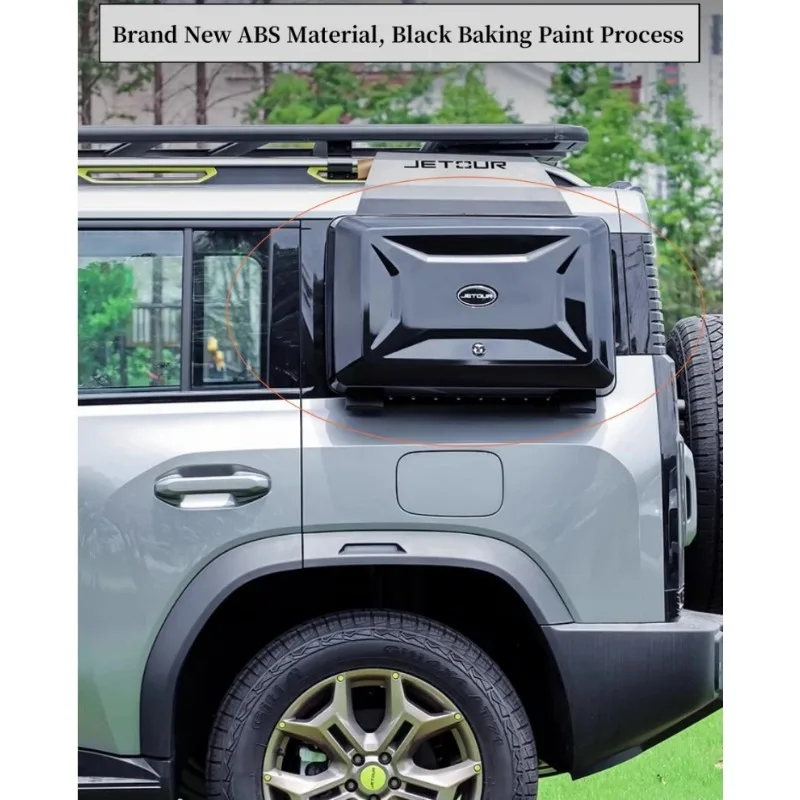 For CHERY JETOUR T2 ICAR 03 2024 2025 2026 Roof Platform Rack Ladder Side Storage Box High Quality Modification