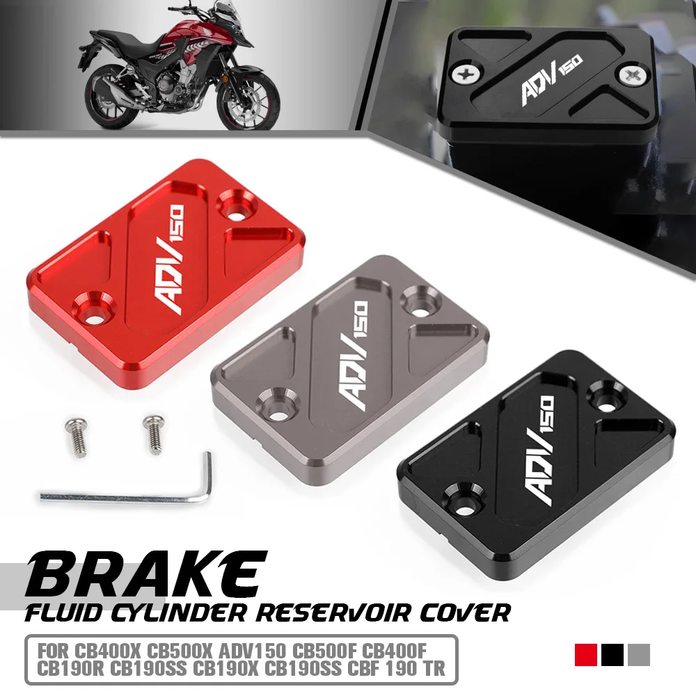 

Front Brake Fluid Reservoir Cap Cover For HONDA CB400X CB500X ADV150 CB500F CB400F CB190R CB190SS CB190X CB190SS CBF 190 TR