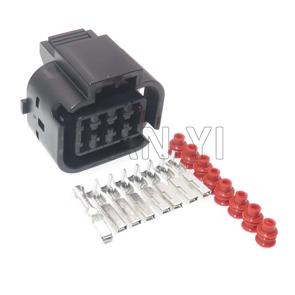 1 Set 8 Way Car Cable Socket MG644345 AC Assembly Automobile Headlight Driver Connector For Hyundai Elantra IX25 IX35 Kia