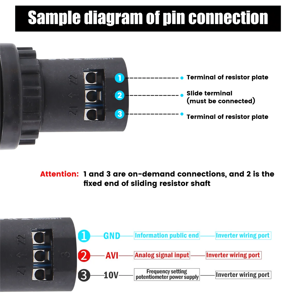 

Durable-Design 10K Potentiometer 22mm Governor VSD VFD