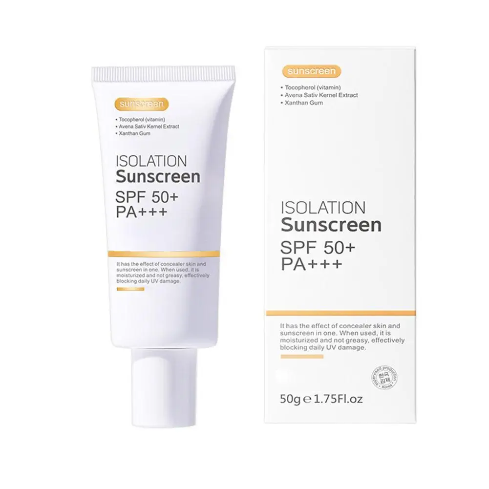 Sol Isolamento Creme, Rosto Protetor Solar Vara, Óleo Refrescante Controle, Corretivo UV para Alta Proteção Solar, Cuidados Com A Pele Produto, D0I0