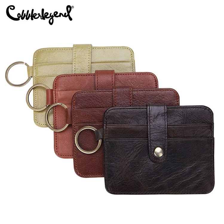 Genuine Leather Card Holders Woman's Wallet Multi Slot Slim Card Case Wallet