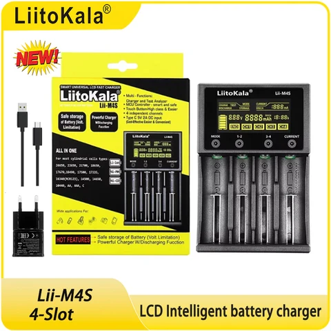 LiitoKala Lii‑M4S зарядное устройство