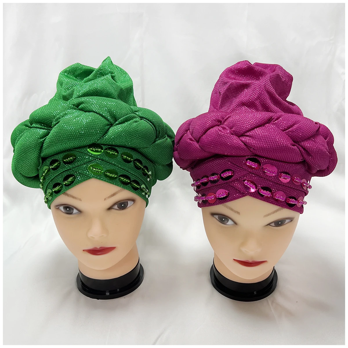 Wholesale 6/12 Pieces Order Fashion Muslim Female Turban Hat Velvet Hot Rhinestone Solid Indian Beanie Hair Bonnet Cap For Women