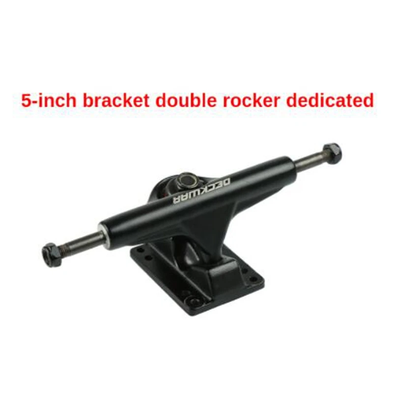 Deckwar Skateboard Beugel Borstel Straat Dubbele Rocker 5 Inch Aluminium Beugel Skateboard Accessoires