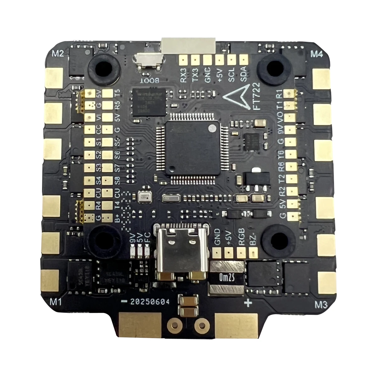 Xflight hobby f722 3-8s mini pilha de controlador de vôo 36x36mm BLS-100A esc para rc 13-17 polegadas de longo alcance fpv racing drone