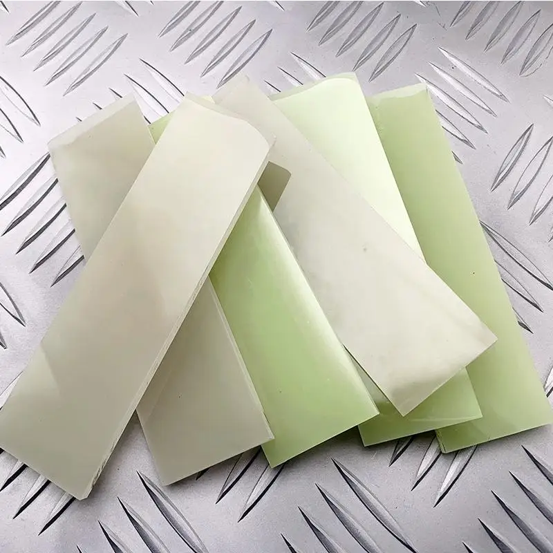 1piece Diy Knife Handle Material Luminous Composite Resin Plate DIY Luminous Knife Handle Light Board Material