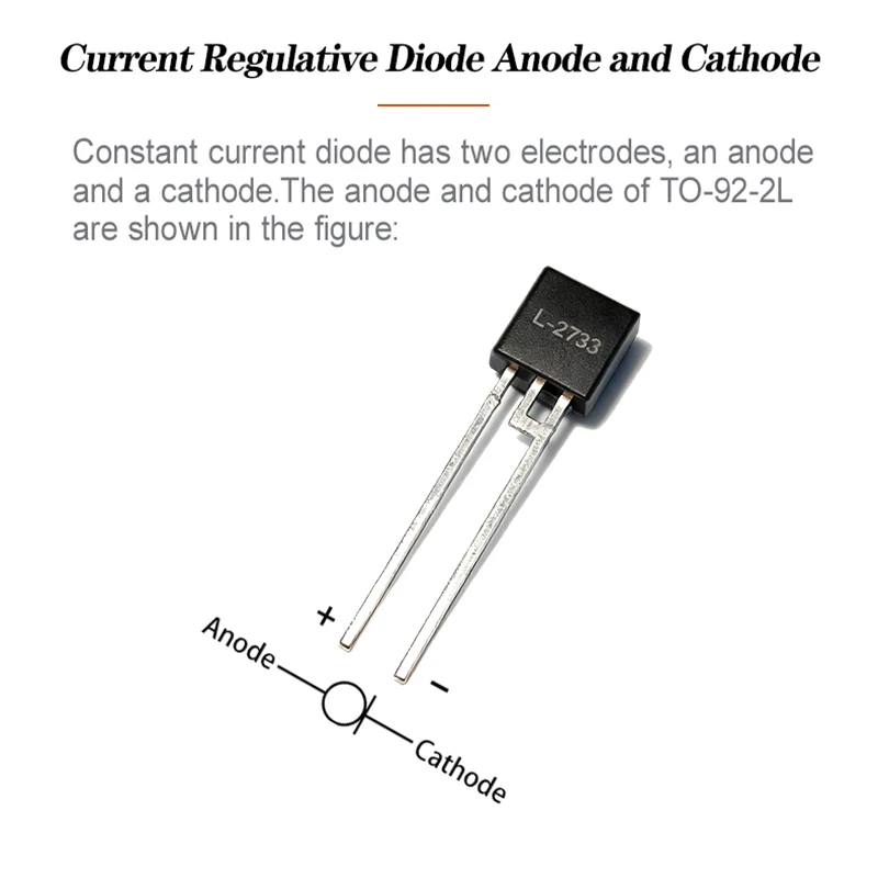 5PCS CRD Diode  L-2733 30.0mA SMD TO-92-2L Current Regulative Diode New  It can be applied to LED power supply and sensors