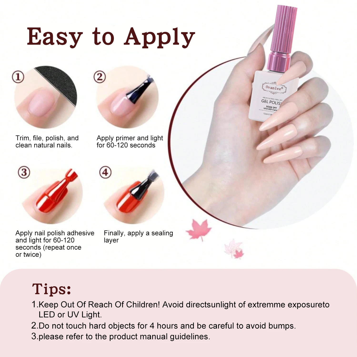 Ovanlee 12-Piece Nail Art Gel  - đánh giá và giá Nail Art Elegant
