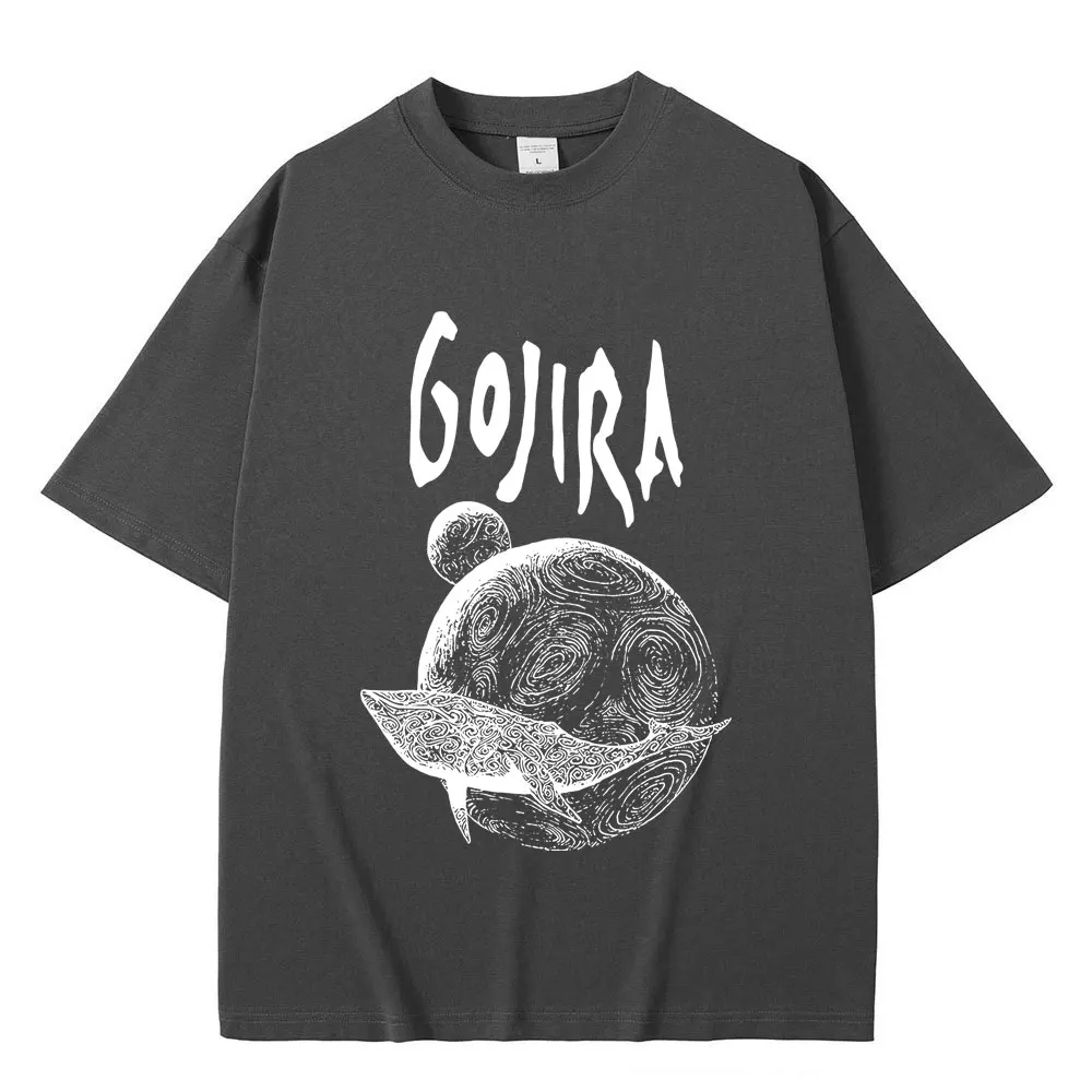 French Metal Band Gojira From Mars To Sirius Album Cover Tshirt Men Women Vintage Rock Oversized T-shirt Mens Casual Cotton Tees