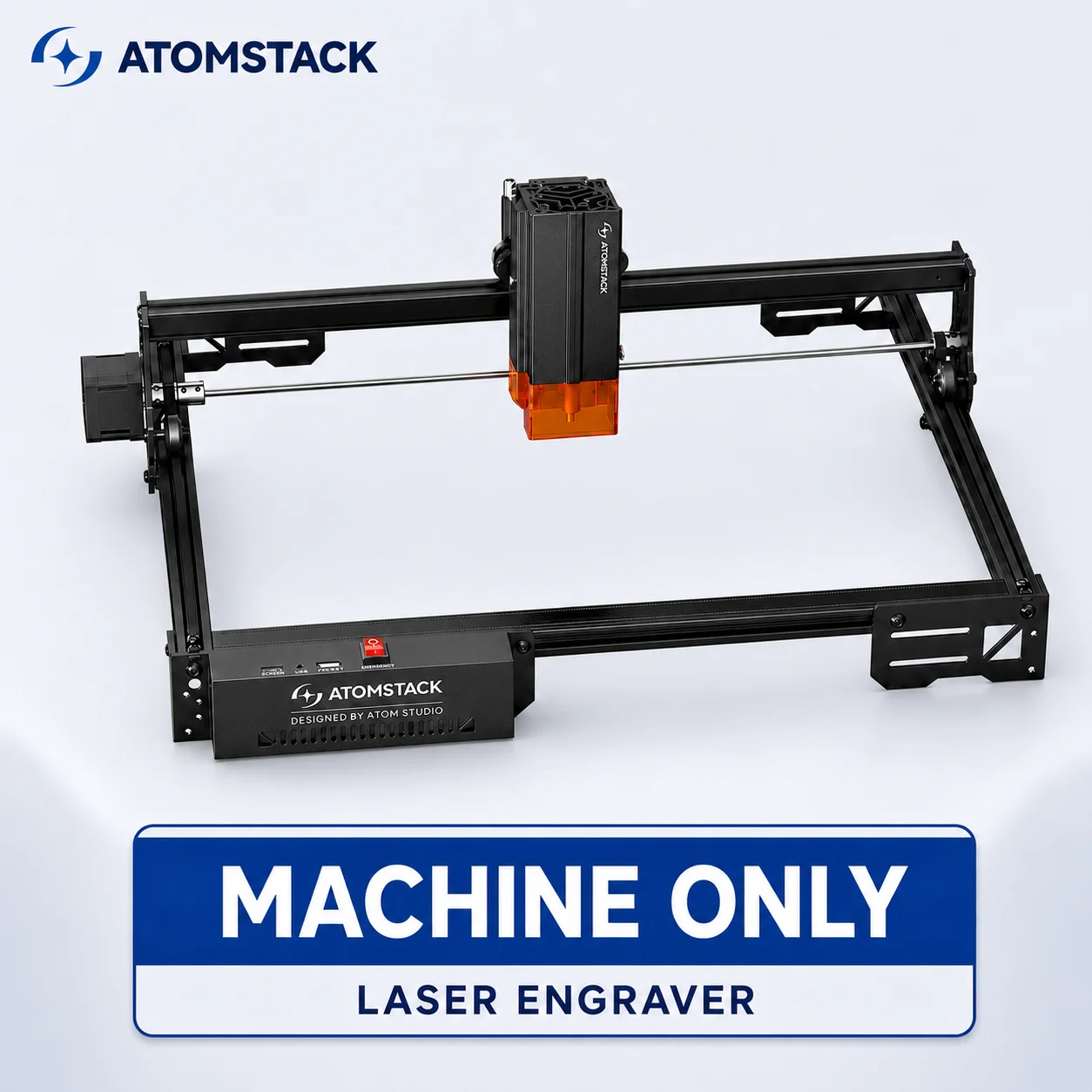 ATOMSTACK A20 Pro V2 20W Lasergraveermachine 400mm/s Lasersnijder voor Hout, Acryl, Leer, Metaal, App-besturing, F80 Air Assist Optie