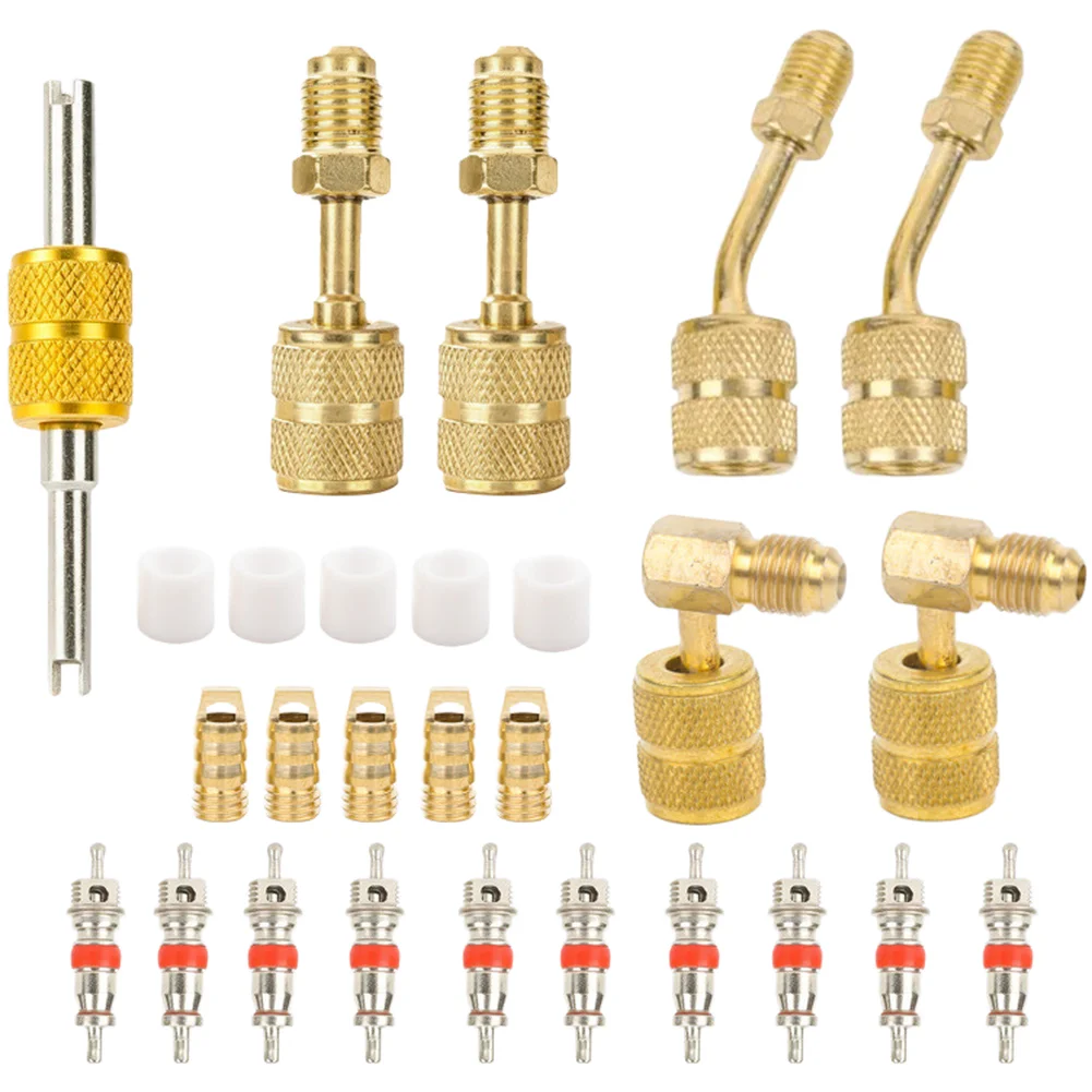 R410 Adapter Kit for Mini Split Units Designed for Technicians Performing HVAC System Charging and Evacuation Tasks