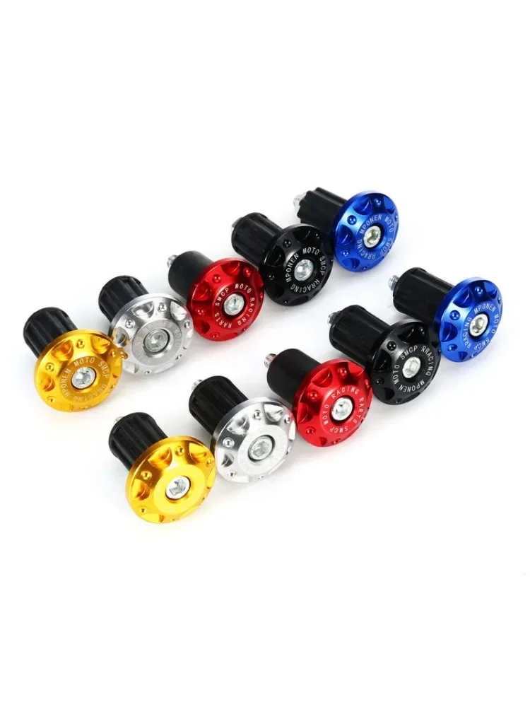 AliExpress NONE Universal 7/8" CNC Motorcycle Handlebars Bar Ends Grips Slider Vibration Handlebar Slugs Plug Handle Bar Sliders Dirt Bike