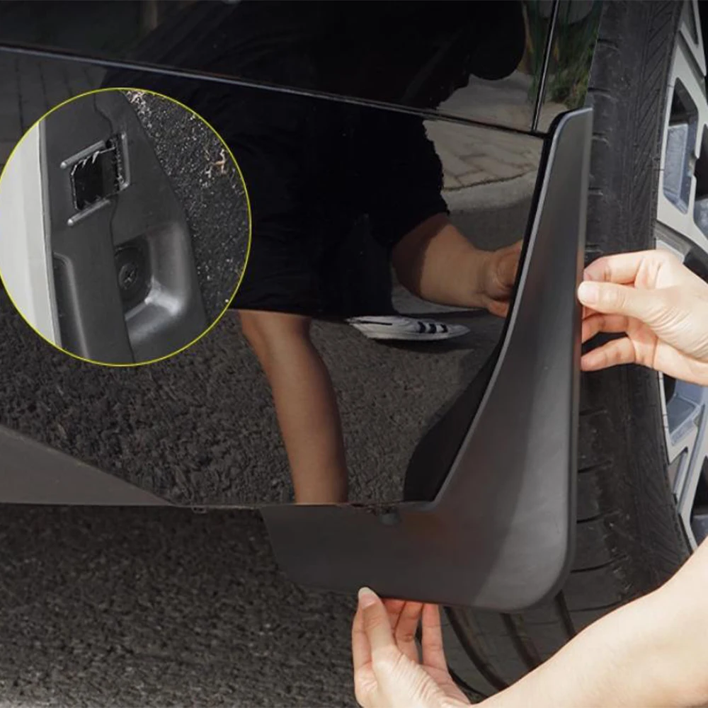 واقيات الطين لـ ZEEKR 9X 2025 2026 واقيات الطين واقيات الطين والعجلات الأمامية والخلفية ملحقات السيارة 4 قطعة #4