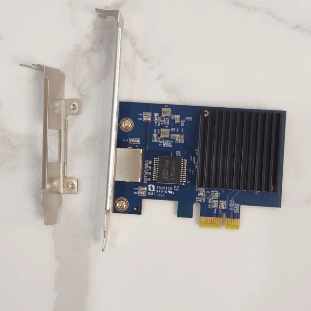 10G 단일 포트 TXA401- 리얼텍 RT8127 PCIe 1X 네트워크 카드 (LAN 기반 웨이크업 및 디스크리스 지원)