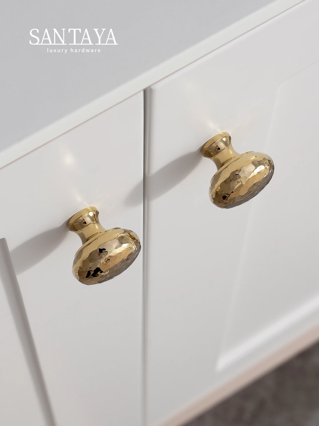 Santaya مقبض درج مطروق من النحاس الصلب مطلي بالذهب والفضة، خزانة ملابس، خزانة مطبخ، ملحقات أثاث