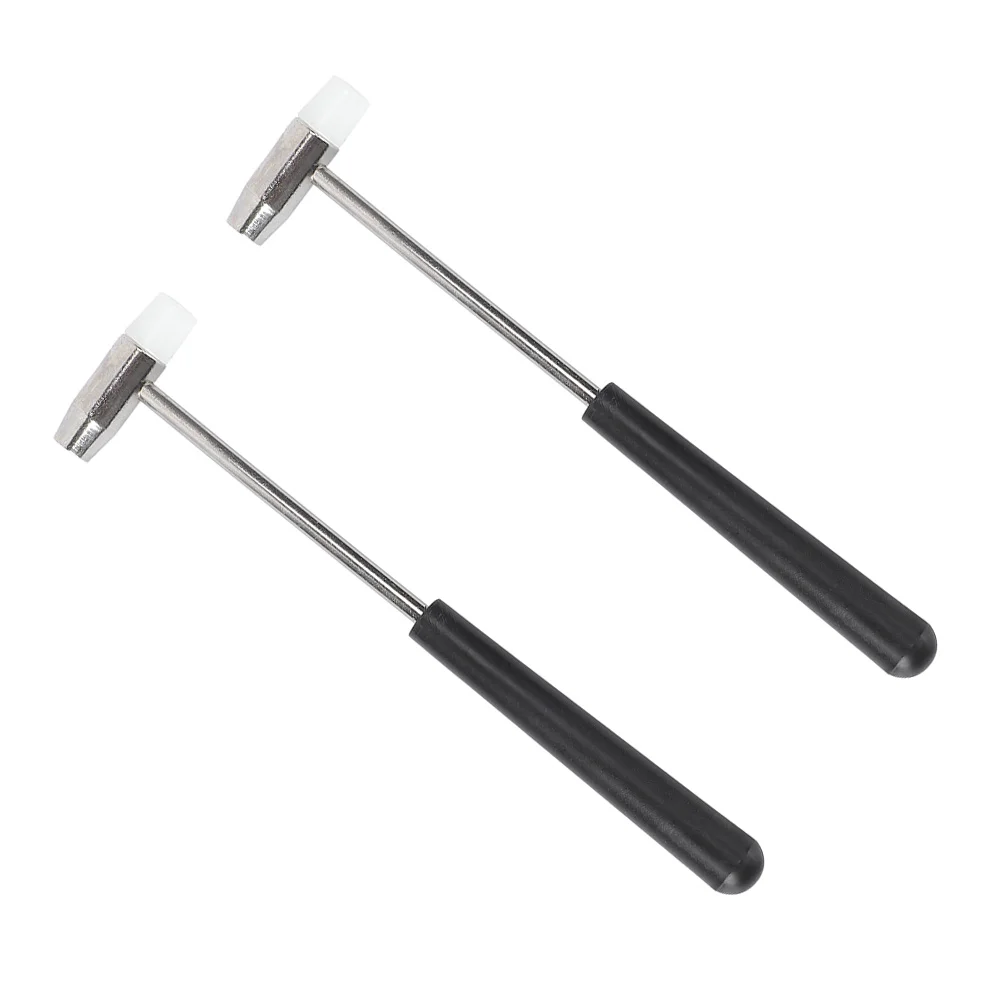 

2pcs Repair Smooth Surface Professional Repair Watch Dial Mini Tool Hammer Part Hammer For Watch Shops Home Use