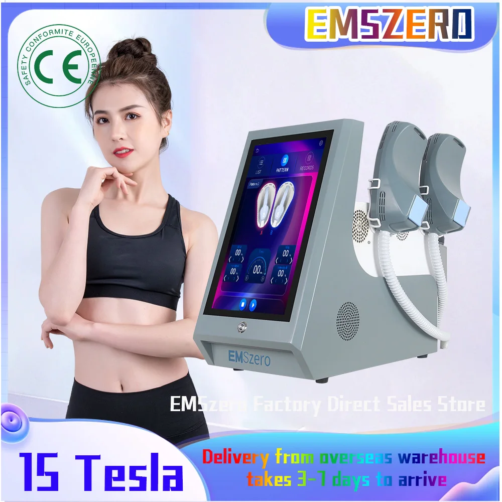 EMS Sculpt Machine Neo RF 6500W HI-EMT EMSZERO Body Fat Sculpting Electromagnetic Slimming Muscle Stimulation Salon