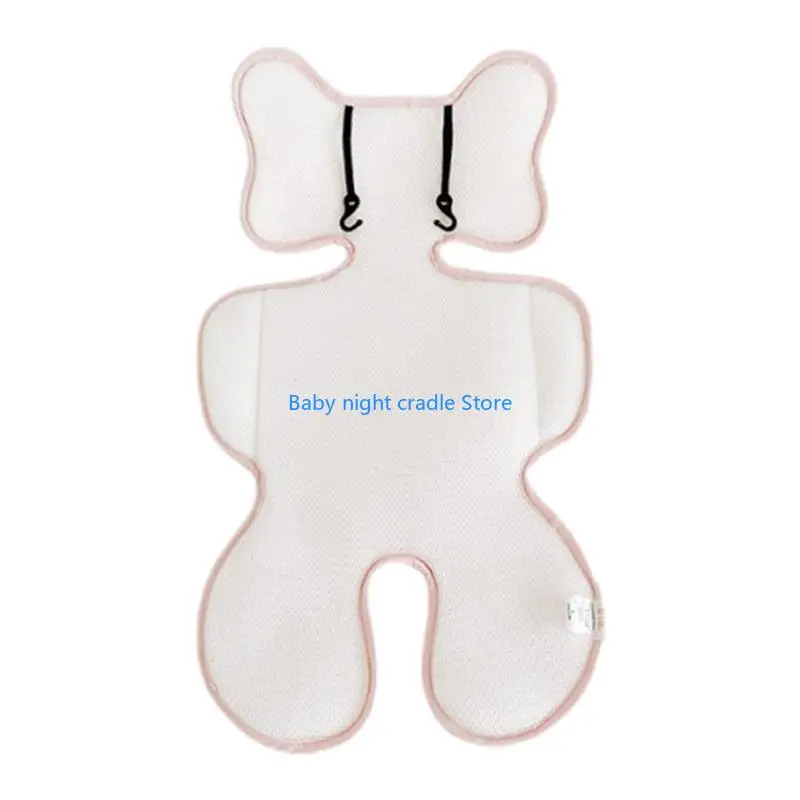

J2FF Pushchair Liners Cooling Pad with Cartoon Pattern Baby Stroller Cushion Toddlers Pushchair Cooling Pad
