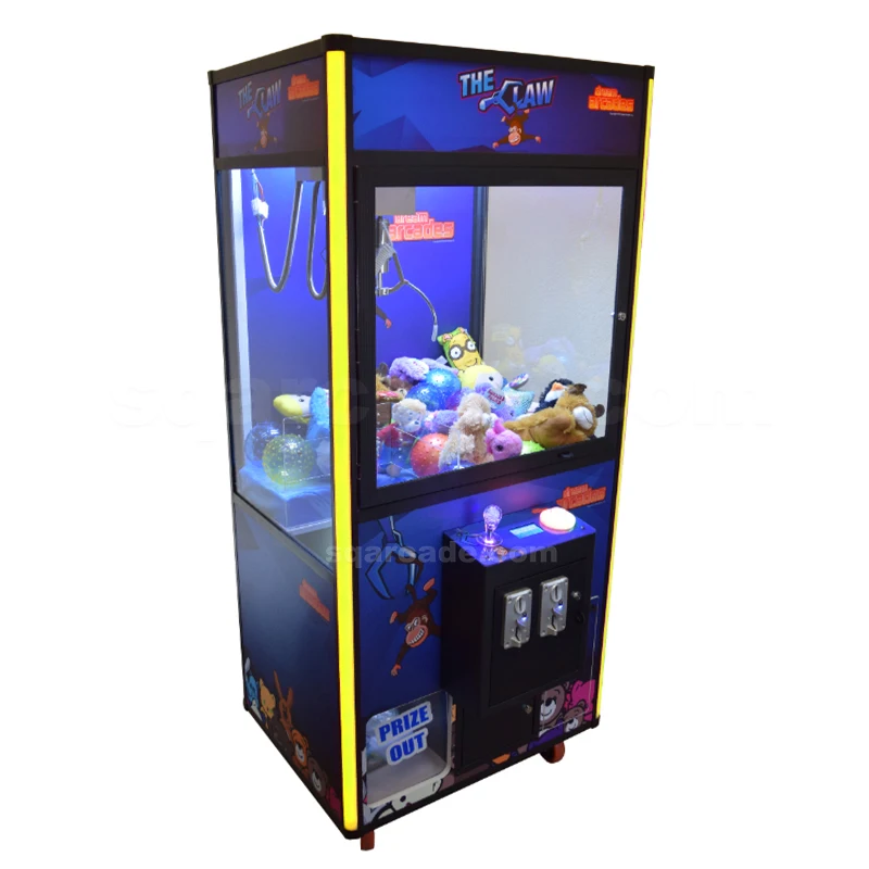 

Indoor Australia Coin Operated Arcade Cheap Mega Human/mini Claw Machine Toy Plush claw machine claw crane machine For Kids