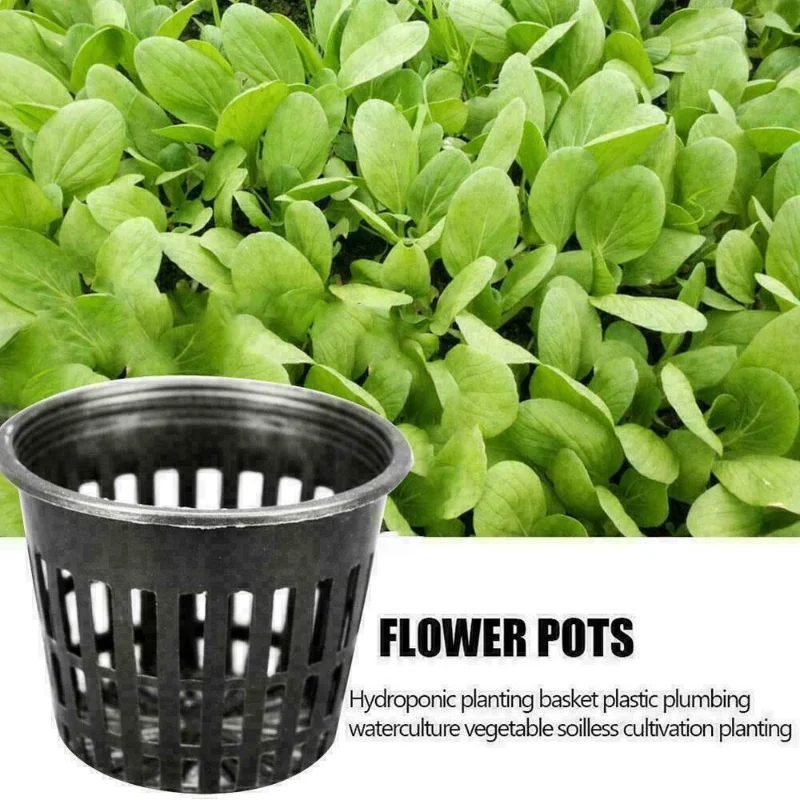 Heavy Duty Mesh Pot Net Cup Basket Hydroponic Aeroponic  Planting