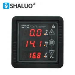 Mebay GV27VS Generator Digital Meter Voltage Frequency Current AC Display Instrument With Over Power Alarm Protection Function