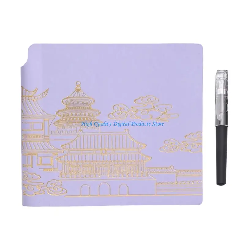 U2JE Light Weight 100g Miniature Notebook Pocket Journal Notebook With Thick 2mm PU Leather Cover For Easy Carrying