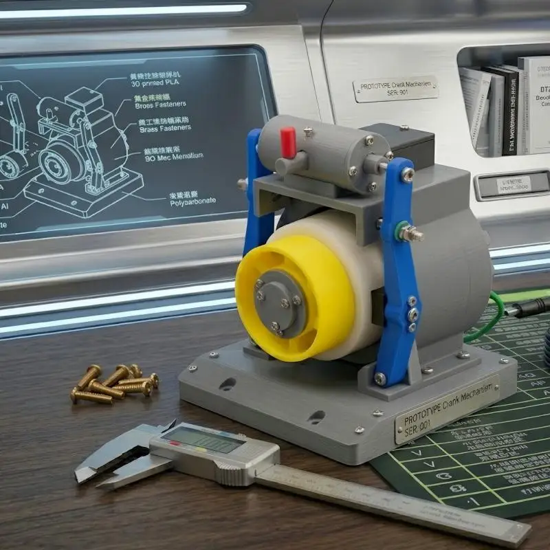 3D Printing Elevator Traction Machine Model lift parts