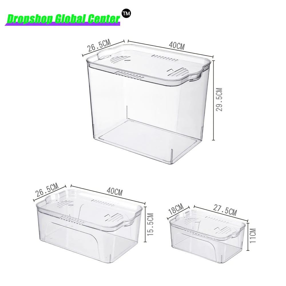 Transparent Acrylic Ornamental Fish Tank Ecological Breeding Box Living Room Desktop Landscaping Fish Tank Fishbowl Aquarium