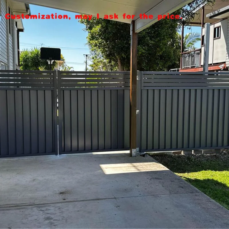 

custom.Colorbond Steel Privacy Luxury Modern Fencing Colour Coating Profile Colorbond Fencing Sheet