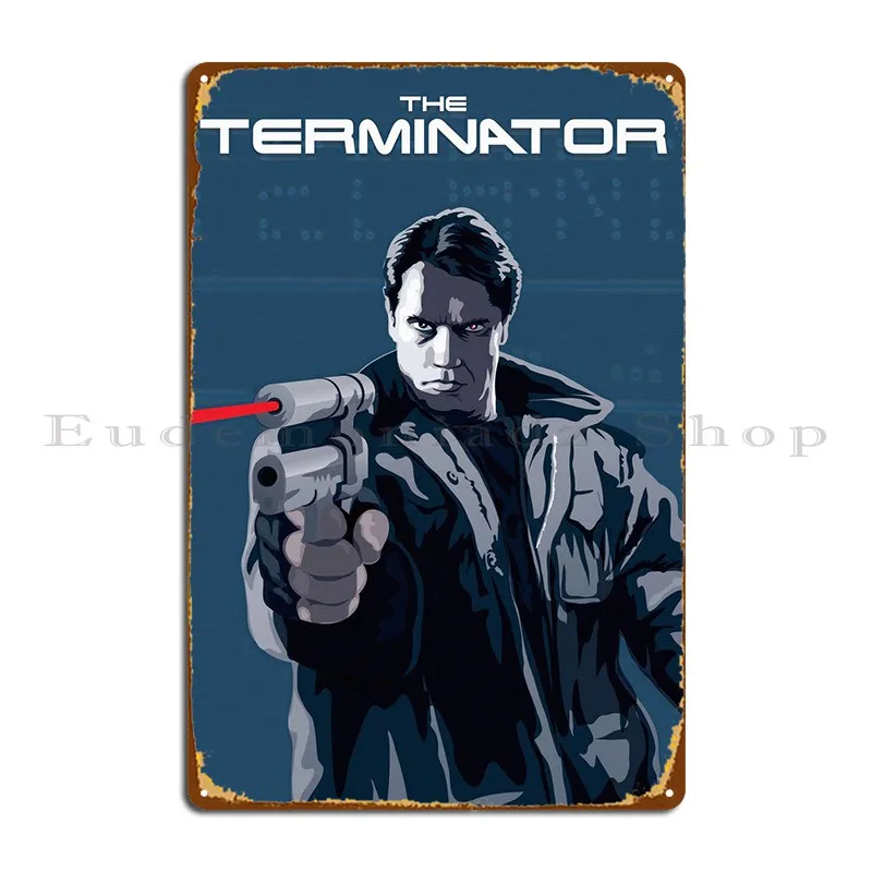 Arnold Schwarzenegger Metal Sign Personalized Party Plates Rusty Kitchen Customized Tin Sign Poster