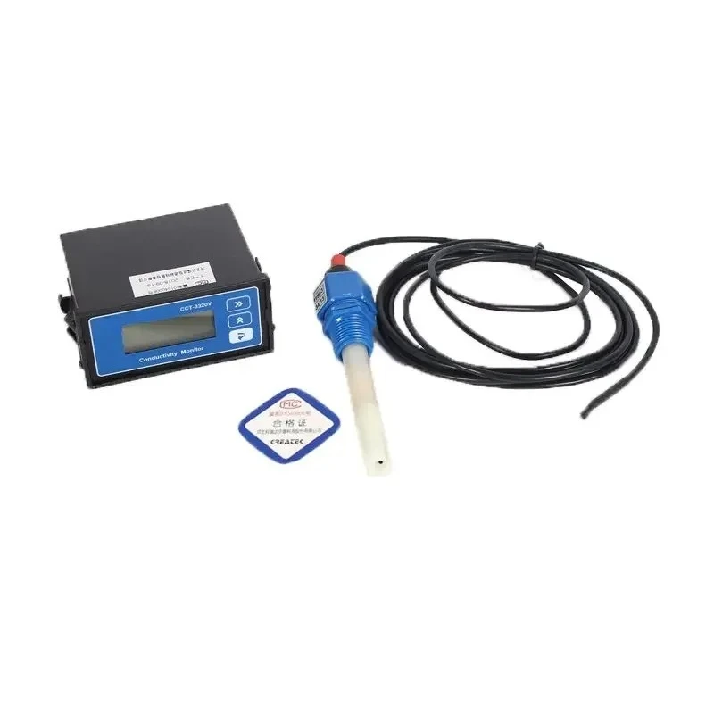 CCT3320V (CM-230) Online Conductivity Meter 0-2000μS/cm Range Digital Display TDS Monitor for RO Reverse Osmosis Water Treatment