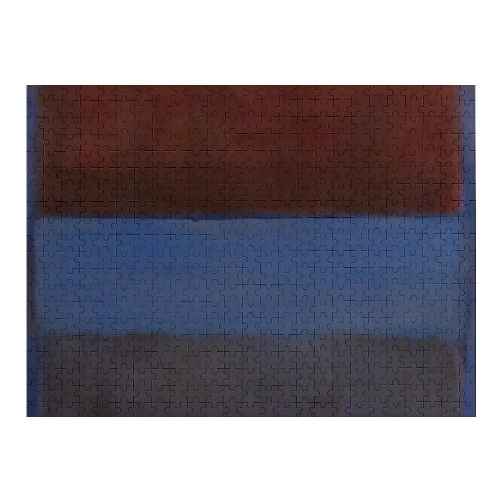 

Mark Rothko - No.61 Rust and Blue - 1953 Jigsaw Puzzle Adult Wooden Customizable Child Gift Puzzle