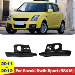 Front Bumper Guard Fog lamp Frame Black Fog Light Cover For Suzuki Swift Sport (RS416) 2011-2012 Car Auto Parts