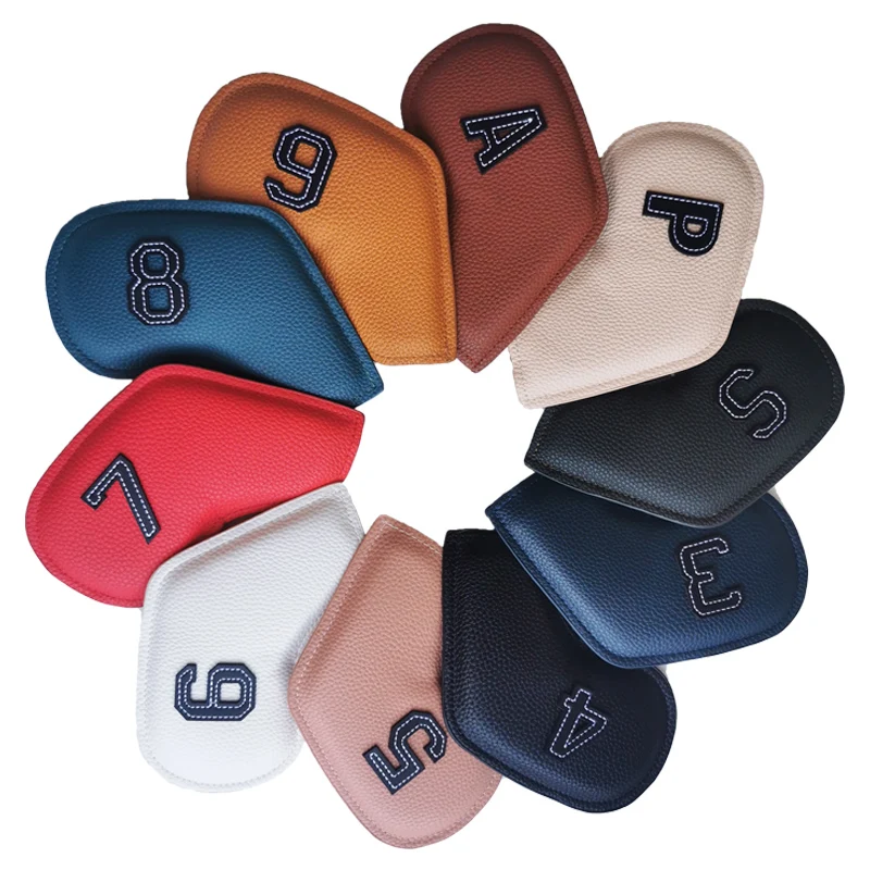 Golf Iron Cover Cue Cap Cover Golf Club Protective Cover Oil Edge Process Golf Club Accessories Golf sand head