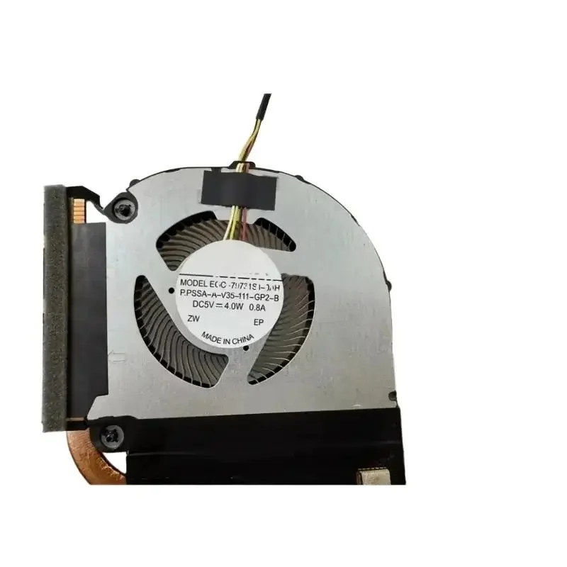 Laptop CPU+GPU Radiator with fan set for Gigabyte G6X 9KG 2024 4060 fan cooler module 6-31-V365N-101-Y+d