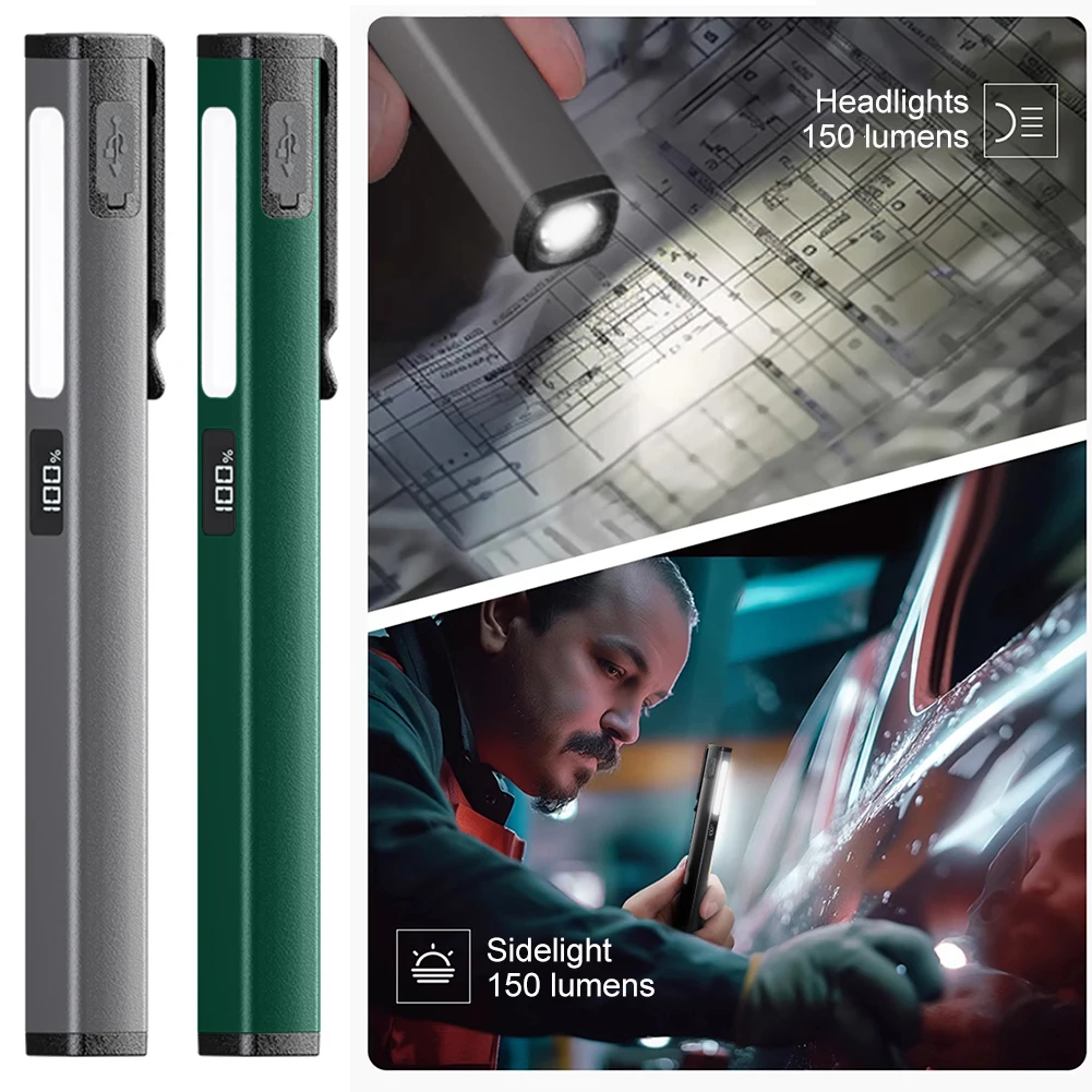 

LED+SMD Mini Nursing Flashlight USB Charging Work Inspection Flashlight 400mAh Medical Pen Pupil Lamp for Doctor Nurse Diagnosis