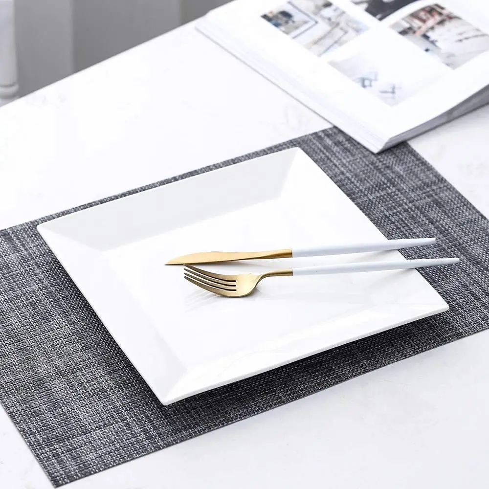 Classic Square 9.7-inch Dinner Plate Set of 3