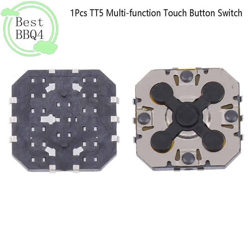 (BBQ4)1Pcs Japan TT5 Button 10*10*1.55mm Patch 5-directional Multi-function Touch Button Switch