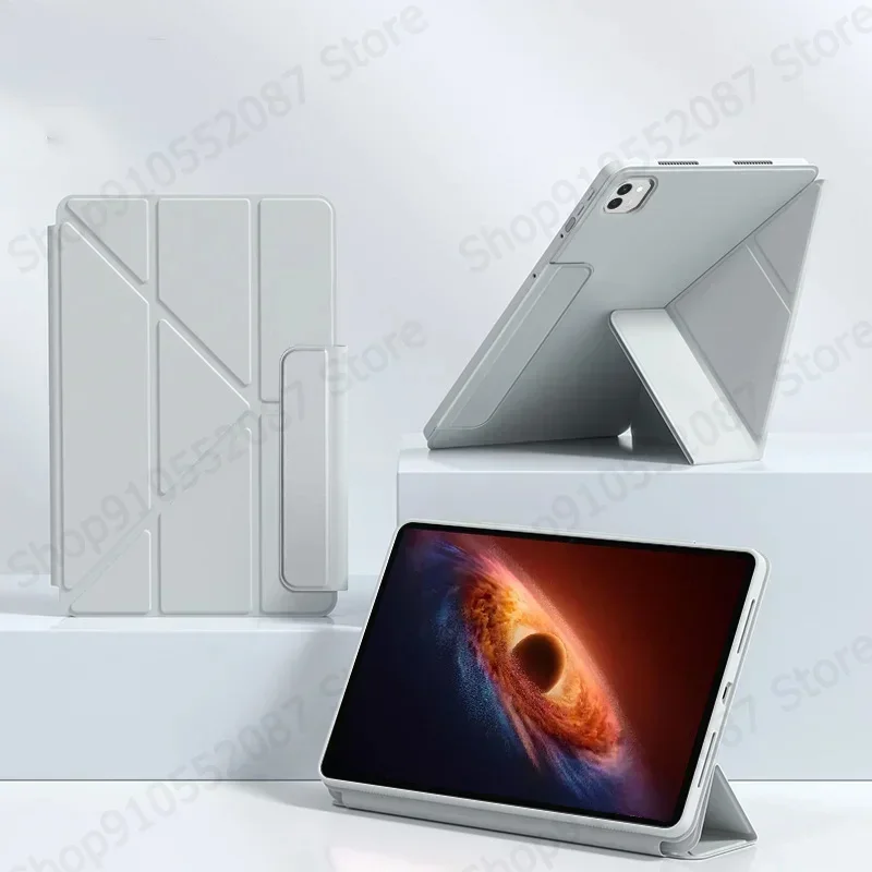 For Honor MagicPad4 12.3 inch 2026 Multi-Folding Protective TPU Shell For Huawei Honor MagicPad 4 Magic Pad 4 Tablet Cover