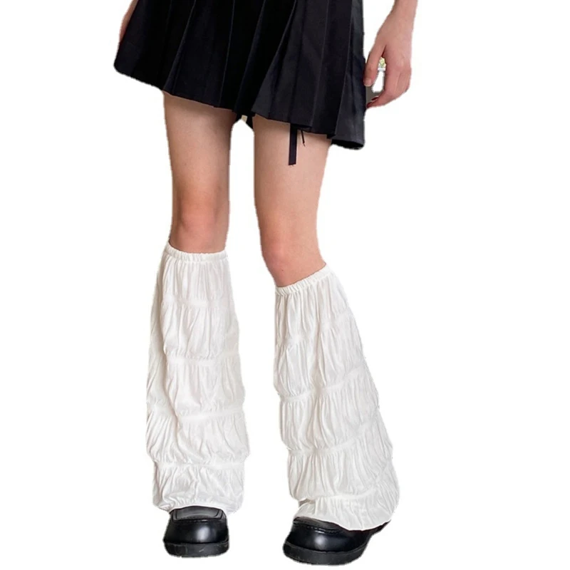 JK japonais JK jambières 1 paire trompette jambes bas chaussettes pour adolescente fille Pile chaussettes Cosplay