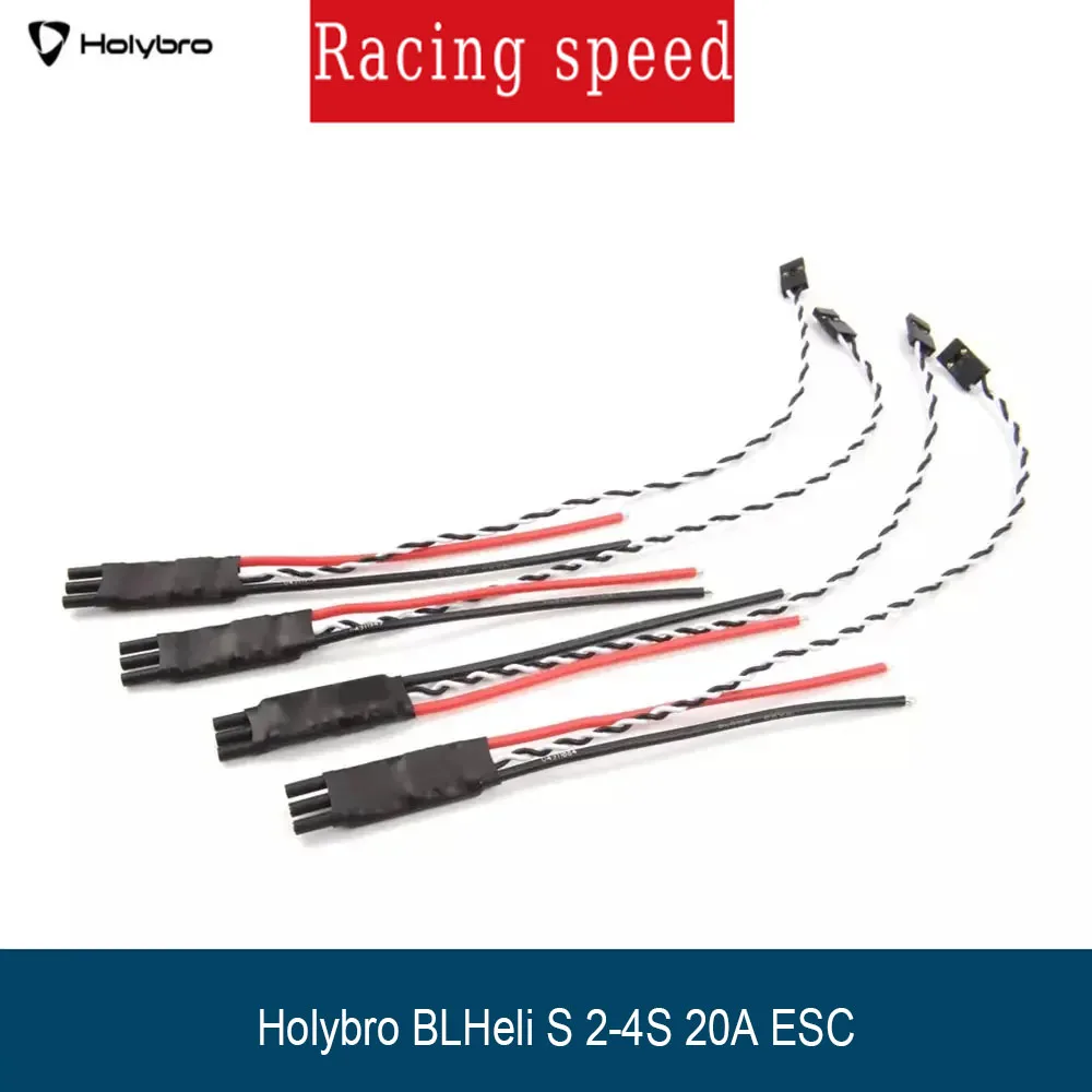 

Holybro BLHeli S 2-4S 20A ESC S500 V2 Spare Parts EFM8BB21F16G MCU Supports Dshot150, Dshot300 and Dshot600 For FPV Drone RC
