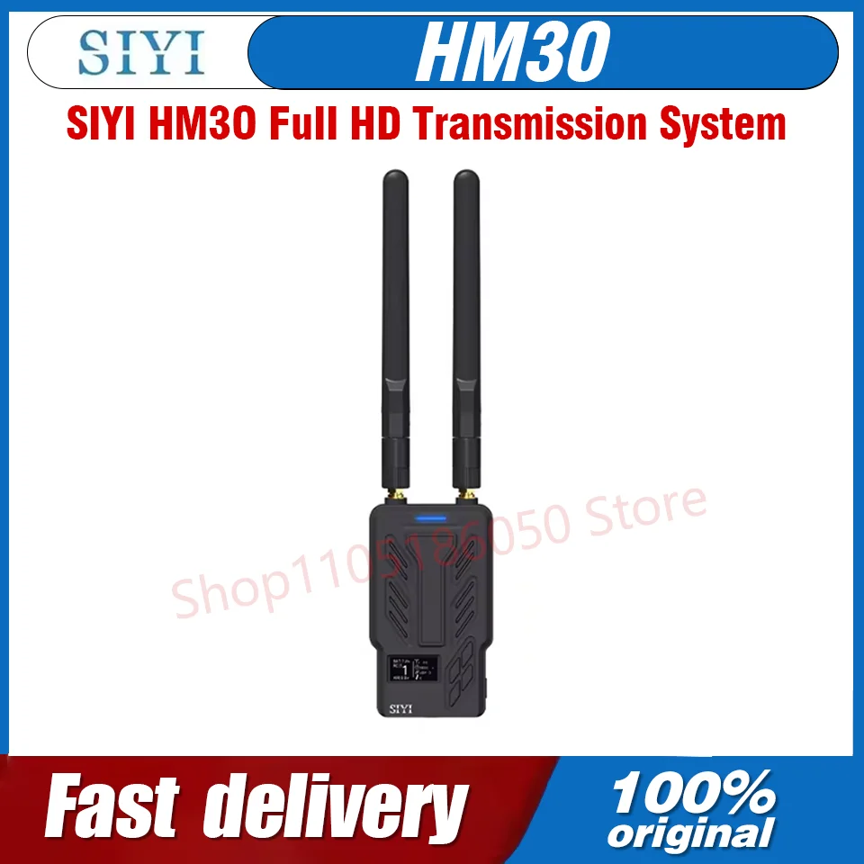 

SIYI HM30 Long Range Full HD Digital Image Transmission FPV System 1080p 60fps 150ms SBUS PWM Mavlink Telemetry OSD 30KM CE FCC