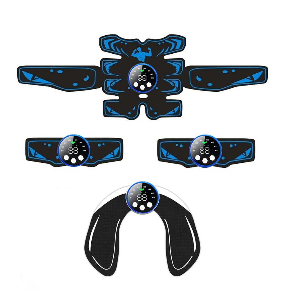 

Умный EMS стимулятор мышц, электрический фитнес-тренажер для брюшного пресса, ABS, наклейки для шеи, рук, ног, массажер для тела, фитнес, коррекция фигуры для похудения