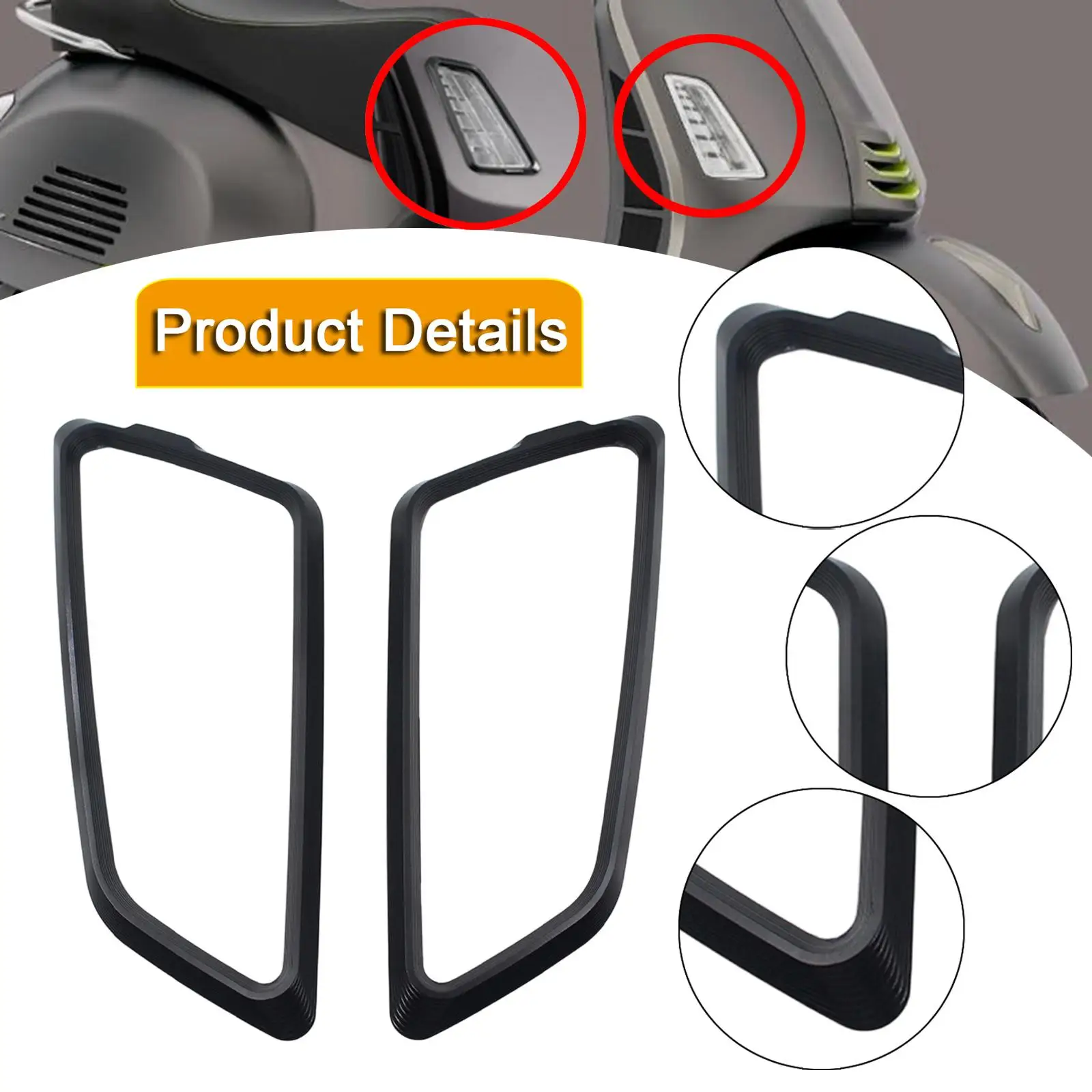غطاء خفيف لإشارة الانعطاف الأمامية لحدود أجزاء الدراجة النارية GTS 250 300