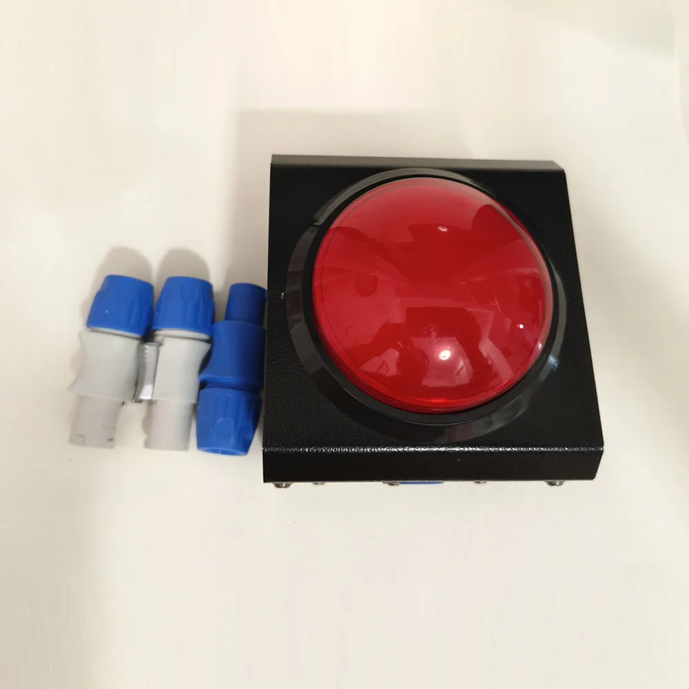 Red Button Manual Controller to Holi Powder Shooting Machine Wedding Event Music Concert Stage Effect CO2 Jet Fire Baby Shower