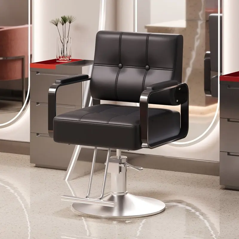 Footrest Rotate Barber Chair Lift Luxury Comfortable Luxury Makeup Salon Chair Swivel Hair Chaise De Coiffure Salon Furniture