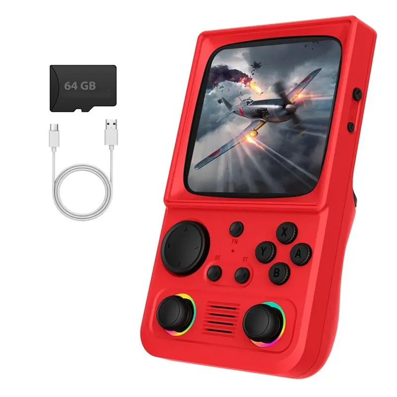 CYBER MONDAYR36T MAX Handheld Retro Game Console 4.0" IPS Screen, 25+ Emulators, 64G Card, Emuelec System, Wifi Connectivity P